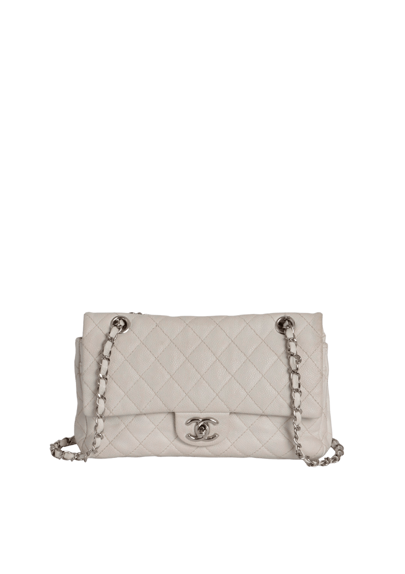 MEDIUM CLASSIC DOUBLE FLAP CAVIAR