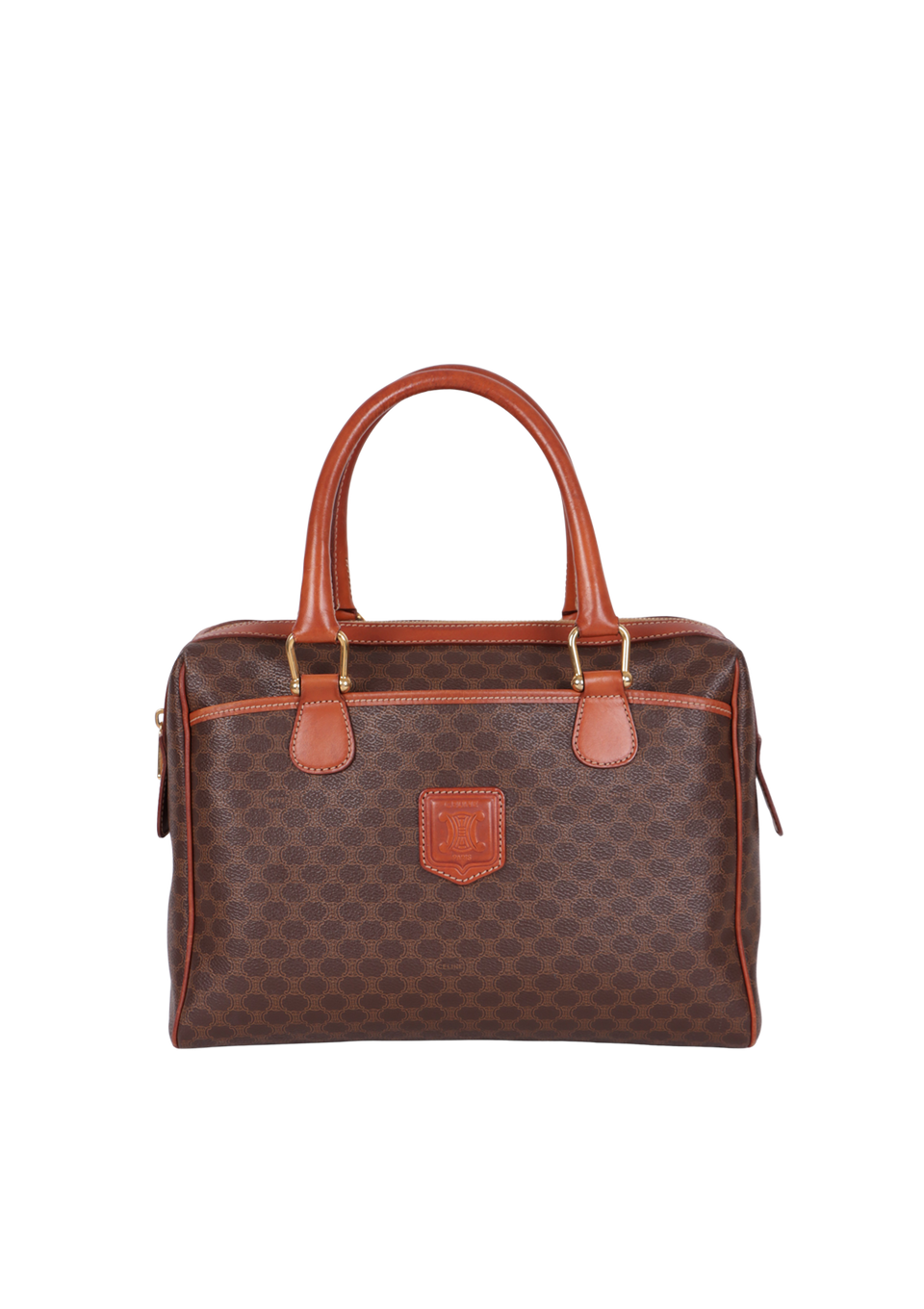 BOLSA CELINE VINTAGE MACADAM BOSTON BAG MARROM ORIGINAL – Gringa BOLSA CELINE VINTAGE MACADAM BOSTON BAG MARROM ORIGINAL – Gringa