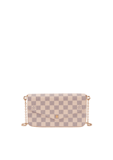 DAMIER AZUR POCHETTE FÉLICE