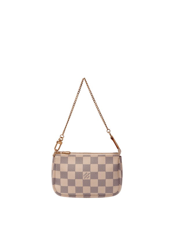 DAMIER AZUR POCHETTE ACCESSOIRES MINI