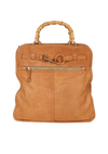 LEATHER BAMBOO BAG