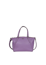 GRAINED LEATHER SATCHEL