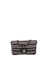 WOVEN TWEED SMALL FLAP