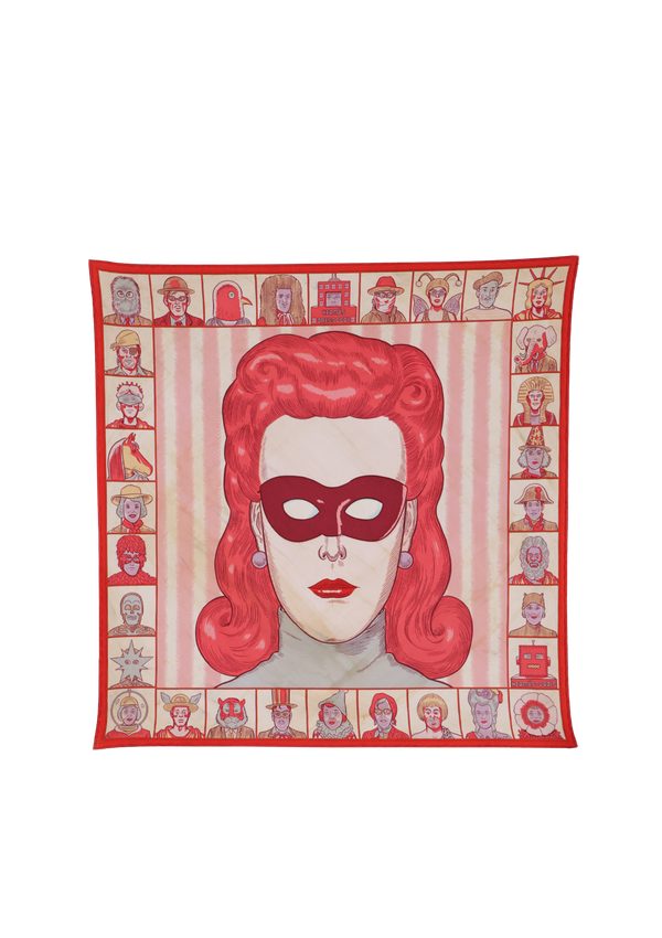 DRESS CODE DOUBLE FACE SILK SCARF