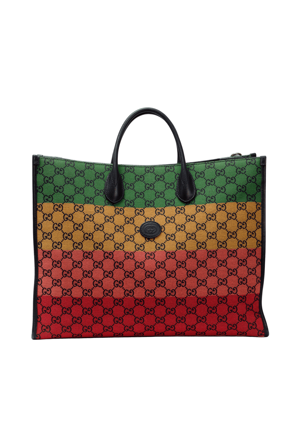 RAINBOW GG CANVAS LARGE TOTE