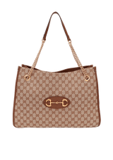 GG CANVAS HORSEBIT TOTE