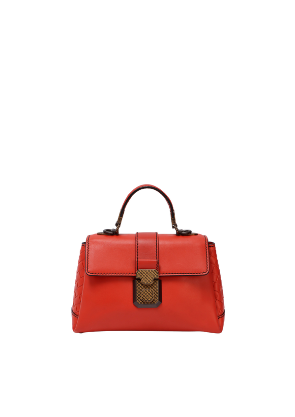 INTRECCIATO PIAZZA TOP HANDLE BAG