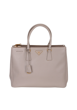 LARGE SAFFIANO LUX DOUBLE ZIP GALLERIA