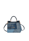 DENIM PATCHWORK MISS SICILY BAG
