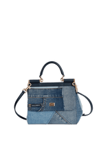 DENIM PATCHWORK MISS SICILY BAG