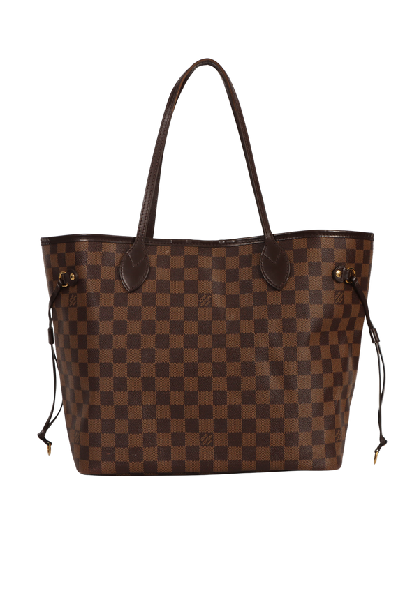DAMIER ÉBÈNE NEVERFULL MM W/ POUCH