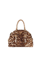 MEDIUM LEOPARD PRINT BOWLER BAG