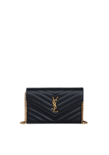 CASSANDRE ENVELOPE MATELASSÉ CHAIN WALLET