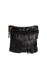 LEATHER FRINGE BAG