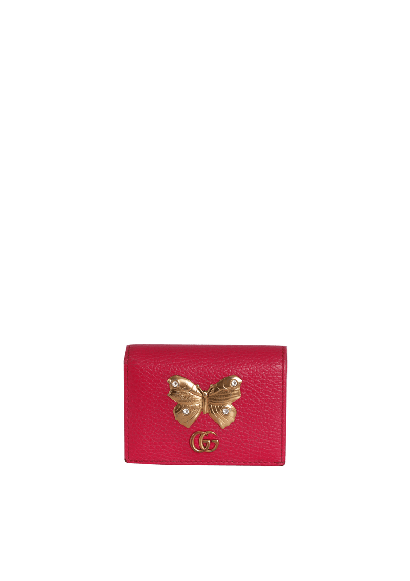 GG MARMONT BUTTERFLY CARD CASE