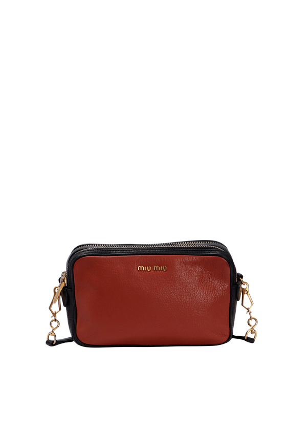 MADRAS DOUBLE ZIP CAMERA BAG