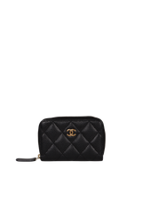 CC ZIP WALLET CAVIAR