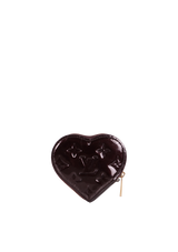 MONOGRAM VERNIS COEUR HEART COIN PURSE
