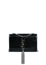 LIZARD EMBOSSED SMALL KATE TASSEL