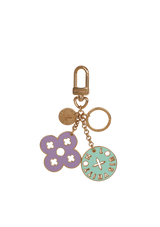 MONOGRAM KEY HOLDER AND BAG CHARM
