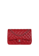 JUMBO CLASSIC DOUBLE FLAP LAMBSKIN