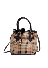 HAYMARKET CHECK BELTED BAG