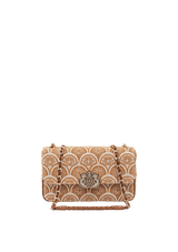 BOLSA BAGUETE SIRENA JACQUARD CAMEL