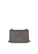 SAFFIANO CHAIN FLAP BAG