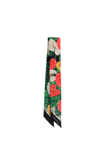 PRINTED SILK BANDEAU