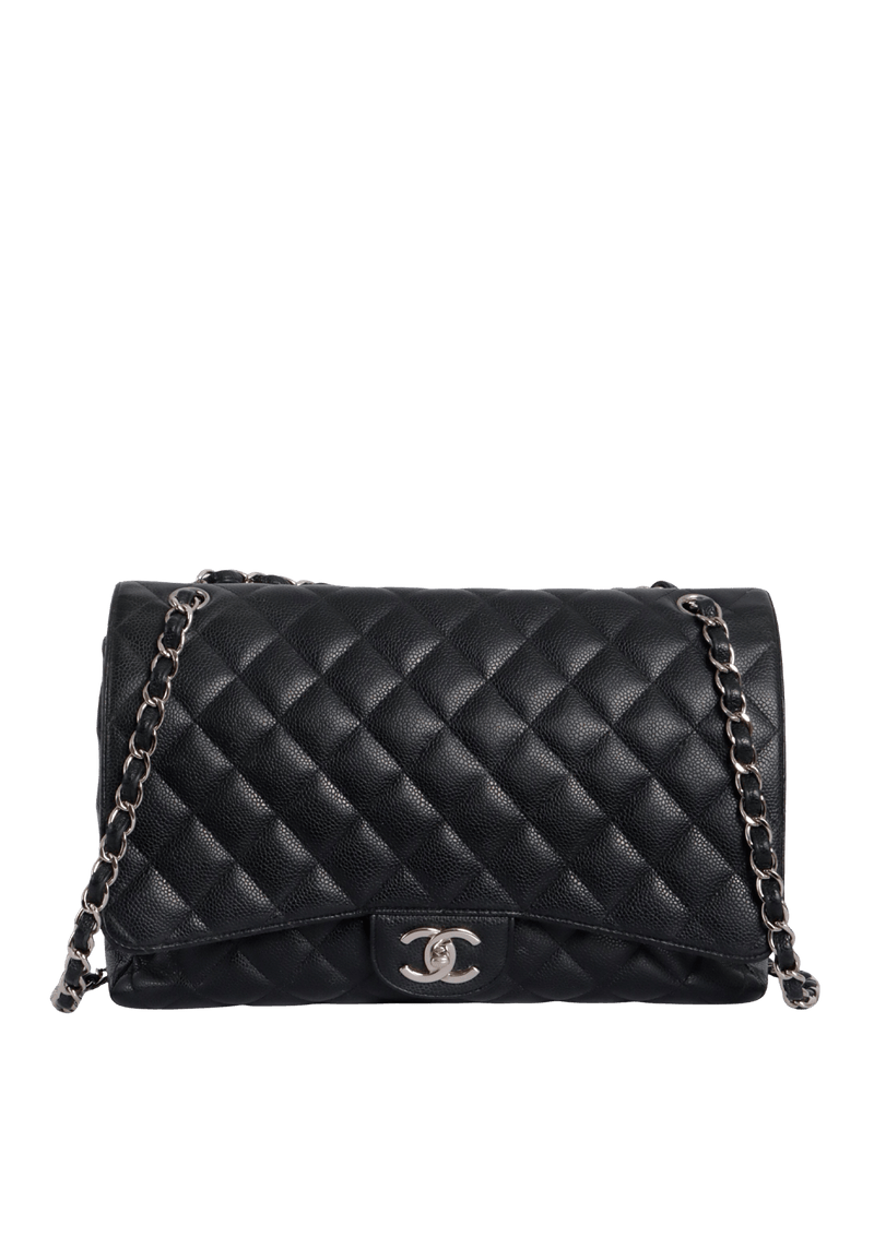 MAXI CLASSIC DOUBLE FLAP CAVIAR