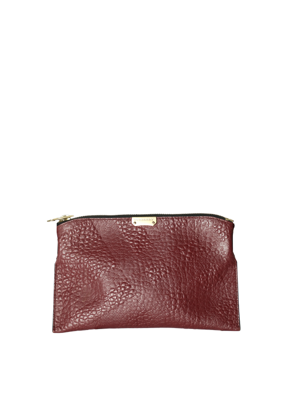 GRAIN CHECK EMBOSSED CHICHESTER BAG