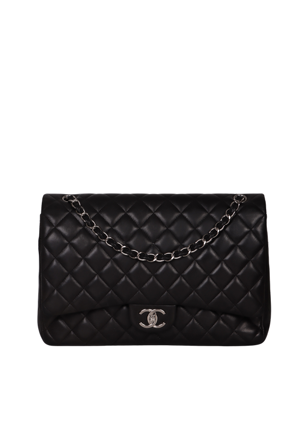 MAXI CLASSIC DOUBLE FLAP LAMBSKIN