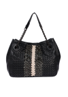 ACCORDION CHAIN INTRECCIATO NAPPA TOTE