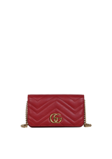 GG MARMONT WALLET ON CHAIN