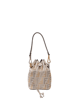 ZUCCA STUDDED MINI MON TRESOR BAG