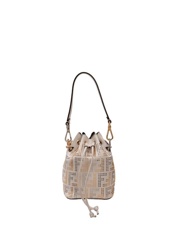 ZUCCA STUDDED MINI MON TRESOR BAG