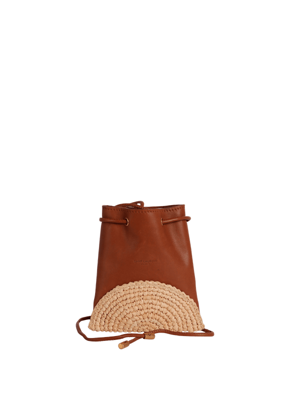 CASSANDRE MINI POCHON RAFFIA