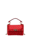 SEQUINS SMALL ROCKSTUD SPIKE FLAP BAG