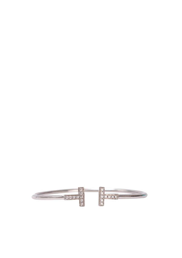 DIAMOND T WIRE 18K BRACELET