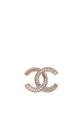 CC CRYSTAL BROOCH