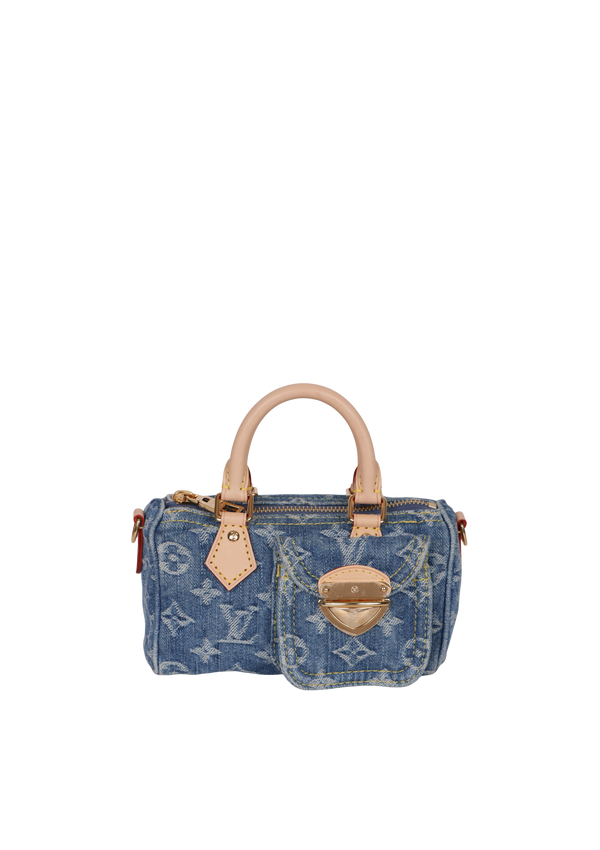 MONOGRAM DENIM SPEEDY NANO