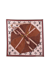 MONOGRAM SILK SCARF