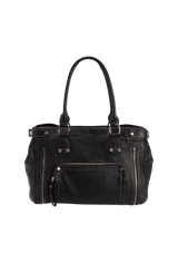 DOUBLE ZIP EXPANDABLE TOTE