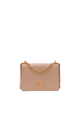 SAFFIANO CHAIN FLAP BAG