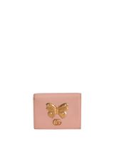 GG MARMONT BUTTERFLY CARD CASE WALLET