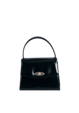 LEATHER TOP HANDLE BAG