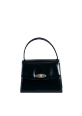 LEATHER TOP HANDLE BAG