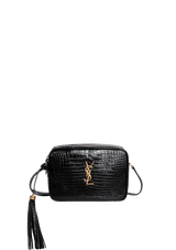 CROCODILE EMBOSSED LOU CAMERA BAG