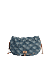QUILTED DENIM BAG