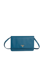 SAFFIANO WALLET ON STRAP